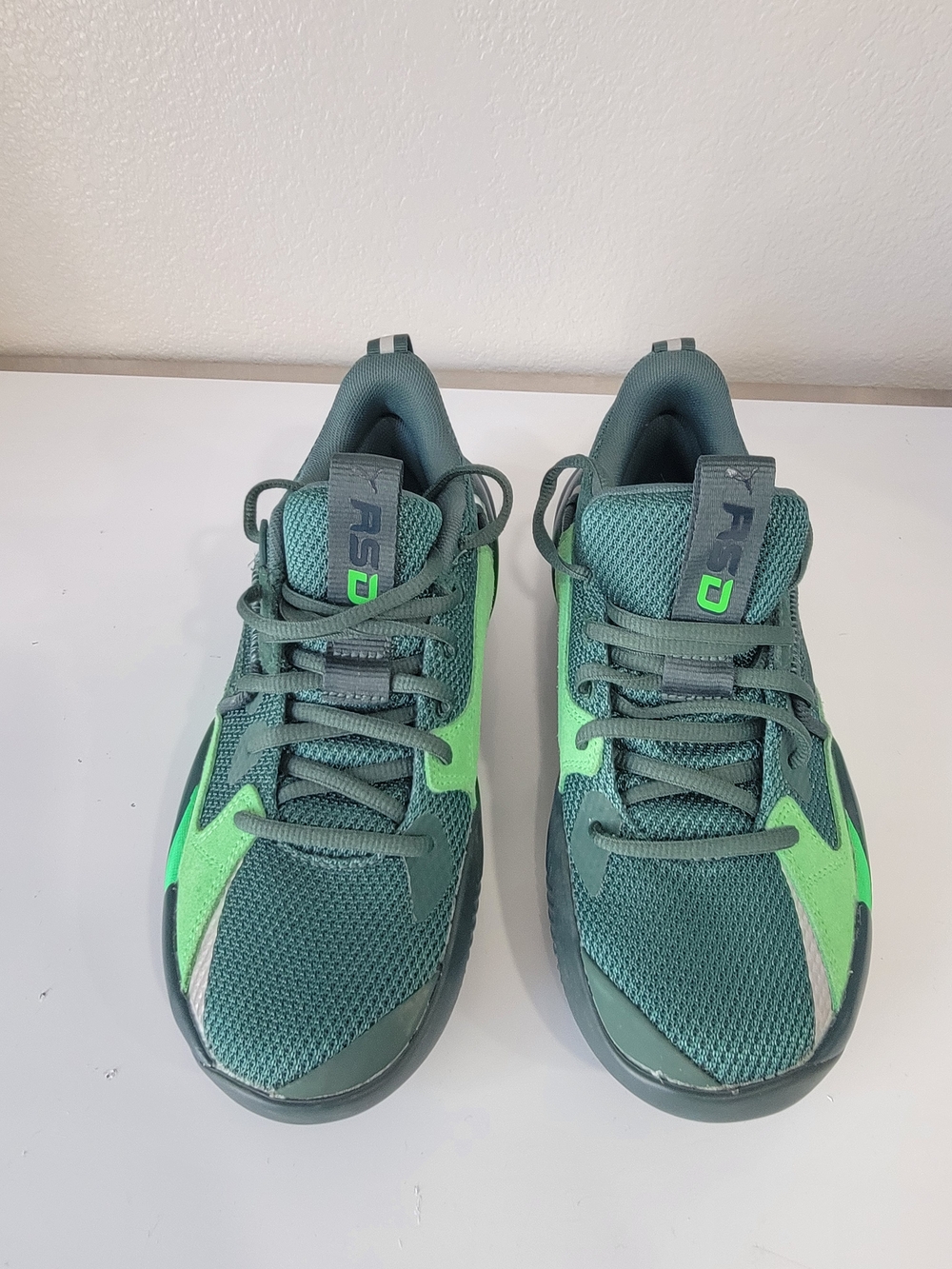 Puma Dreamer Kids Youth Sneakers Green Gray Size US 5C EU 37